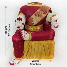 Ammavari Idol (Red Colour with Yellow Border) (12 Inchs)